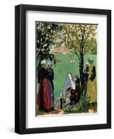 The Sacred Spring in Guidel, C. 1905-Maurice Denis-Framed Giclee Print