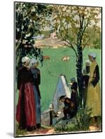 The Sacred Spring in Guidel, C. 1905-Maurice Denis-Mounted Giclee Print
