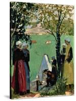 The Sacred Spring in Guidel, C. 1905-Maurice Denis-Stretched Canvas