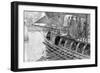 The Sacred Trireme Arrives at Tyre-C. Castaigne-Framed Art Print