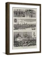The Sacred Water Rite and Confirmation of the Title of Hrh the Crown Prince of Siam, Bangkok, Siam-null-Framed Giclee Print