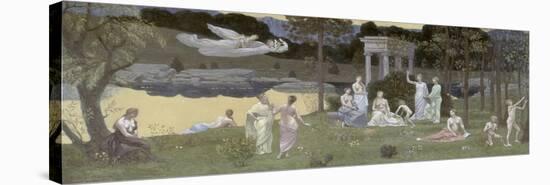 The Sacred Wood Cherished by the Arts and the Muses , 1883-84-Pierre-Joseph Redouté-Stretched Canvas