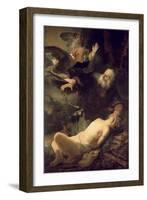 The Sacrifice of Abraham, 1635-Rembrandt van Rijn-Framed Giclee Print