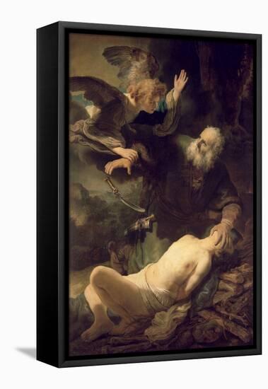 The Sacrifice of Abraham, 1635-Rembrandt van Rijn-Framed Stretched Canvas
