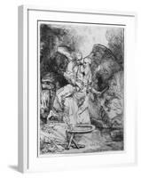 The Sacrifice of Abraham, 1645-Rembrandt van Rijn-Framed Giclee Print