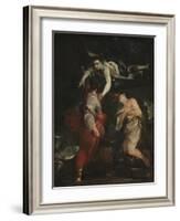 The Sacrifice of Abraham-Giuseppe Maria Crespi-Framed Giclee Print