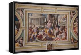 The Sacrifice of Codrus, King of Athens (Public Virtues of Greek and Roman Heroe), 1529-1535-Domenico Beccafumi-Framed Stretched Canvas