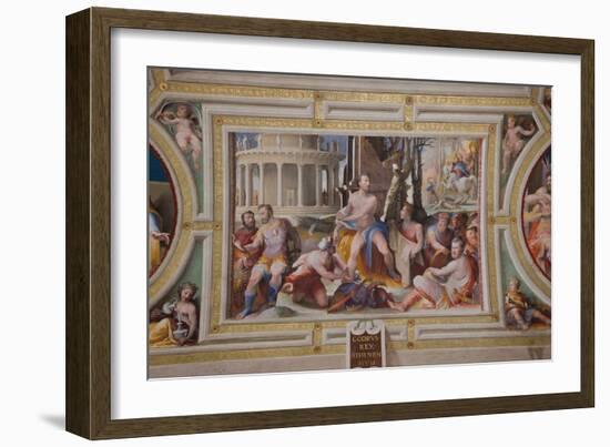 The Sacrifice of Codrus, King of Athens (Public Virtues of Greek and Roman Heroe), 1529-1535-Domenico Beccafumi-Framed Photographic Print