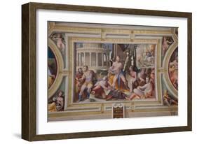 The Sacrifice of Codrus, King of Athens (Public Virtues of Greek and Roman Heroe), 1529-1535-Domenico Beccafumi-Framed Photographic Print