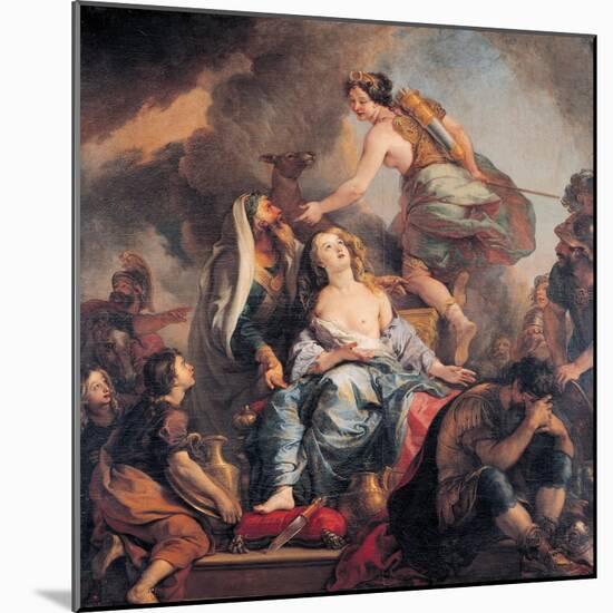 The Sacrifice of Iphigenia, 1680-Charles de La Fosse-Mounted Giclee Print