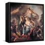 The Sacrifice of Iphigenia, 1680-Charles de La Fosse-Framed Stretched Canvas
