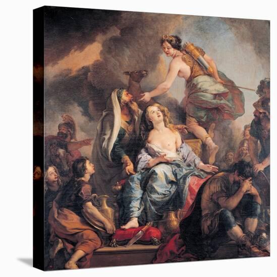 The Sacrifice of Iphigenia, 1680-Charles de La Fosse-Stretched Canvas