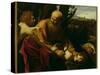 The Sacrifice of Isaac, 1603-Caravaggio-Stretched Canvas