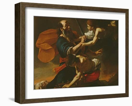 The Sacrifice of Isaac, 1613-Mattia Preti-Framed Giclee Print