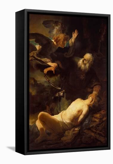 The Sacrifice of Isaac, 1635-Rembrandt van Rijn-Framed Stretched Canvas