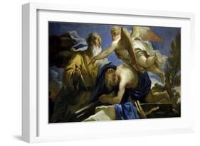 The Sacrifice of Isaac, 1695-1696-Luca Giordano-Framed Giclee Print