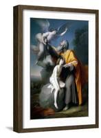 The Sacrifice of Isaac, 1858-Santiago Rebull-Framed Giclee Print