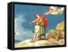 The Sacrifice of Isaac, 1860-Hippolyte Flandrin-Framed Stretched Canvas
