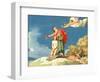 The Sacrifice of Isaac, 1860-Hippolyte Flandrin-Framed Giclee Print