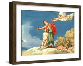 The Sacrifice of Isaac, 1860-Hippolyte Flandrin-Framed Giclee Print