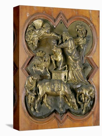 The Sacrifice of Isaac, Bronze Competition Relief for the Baptistry Doors, Florence, 1401-Filippo Brunelleschi-Stretched Canvas