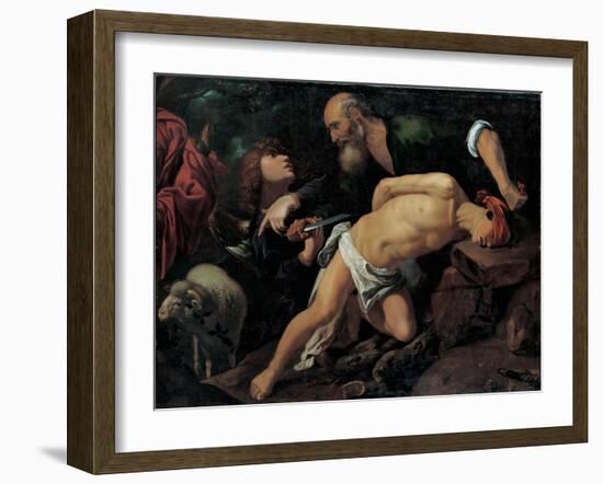 The Sacrifice of Isaac, C. 1615-Pedro Orrente-Framed Premium Giclee Print