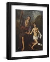 The Sacrifice of Isaac, C.1659 (Oil on Canvas)-Antonio Pereda y Salgado-Framed Giclee Print