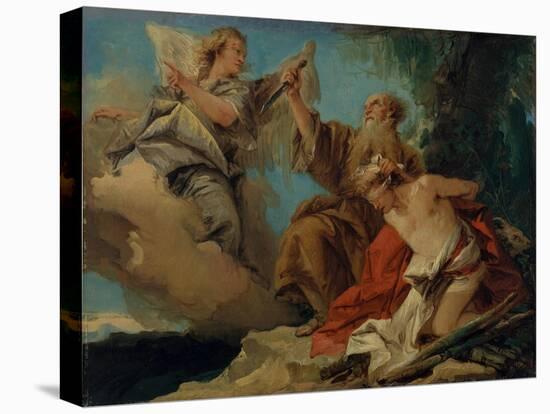 The Sacrifice of Isaac, c.1750-Giandomenico Tiepolo-Stretched Canvas