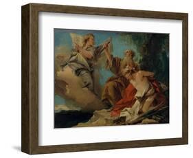 The Sacrifice of Isaac, c.1750-Giandomenico Tiepolo-Framed Giclee Print