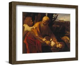 The Sacrifice of Isaac-Caravaggio-Framed Giclee Print