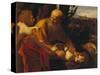 The Sacrifice of Isaac-Caravaggio-Stretched Canvas