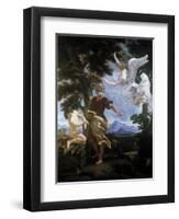 The Sacrifice of Isaac-Giovanni  B. Gaulli-Framed Giclee Print