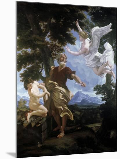 The Sacrifice of Isaac-Giovanni  B. Gaulli-Mounted Giclee Print