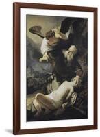 The Sacrifice of Isaac-Rembrandt van Rijn-Framed Giclee Print