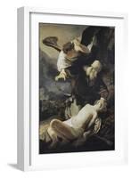 The Sacrifice of Isaac-Rembrandt van Rijn-Framed Giclee Print