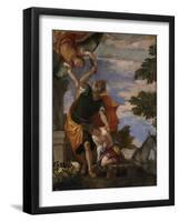 The Sacrifice of Isaac-Paolo Veronese-Framed Giclee Print