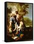 The Sacrifice of Isaac-Johann Liss-Framed Stretched Canvas