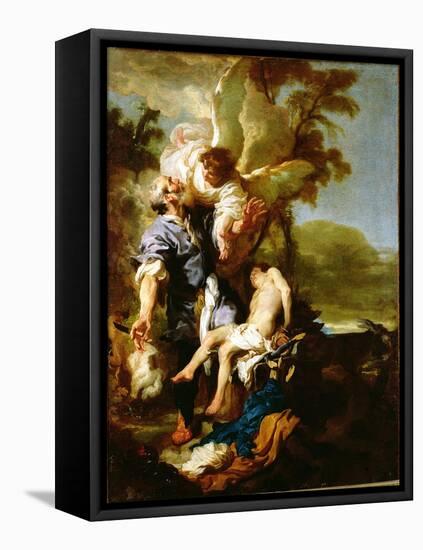 The Sacrifice of Isaac-Johann Liss-Framed Stretched Canvas