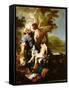 The Sacrifice of Isaac-Johann Liss-Framed Stretched Canvas