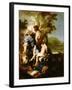 The Sacrifice of Isaac-Johann Liss-Framed Giclee Print