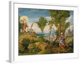 The Sacrifice of Isaac-Herri Met De Bles-Framed Giclee Print