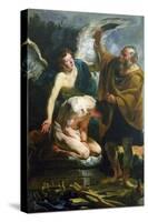 The Sacrifice of Isaac-Jacob Jordaens-Stretched Canvas