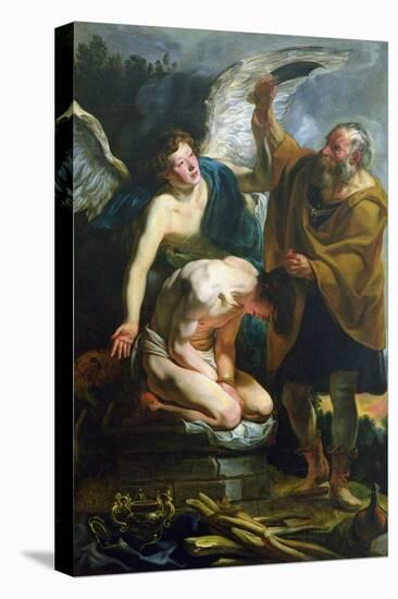 The Sacrifice of Isaac-Jacob Jordaens-Stretched Canvas