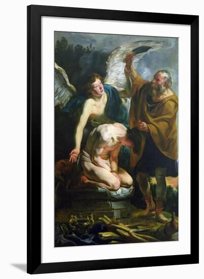 The Sacrifice of Isaac-Jacob Jordaens-Framed Giclee Print