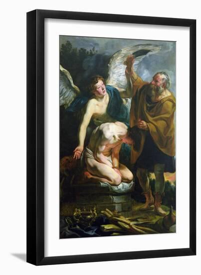 The Sacrifice of Isaac-Jacob Jordaens-Framed Giclee Print