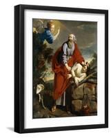 The Sacrifice of Isaac-Philippe De Champaigne-Framed Giclee Print