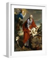 The Sacrifice of Isaac-Philippe De Champaigne-Framed Giclee Print