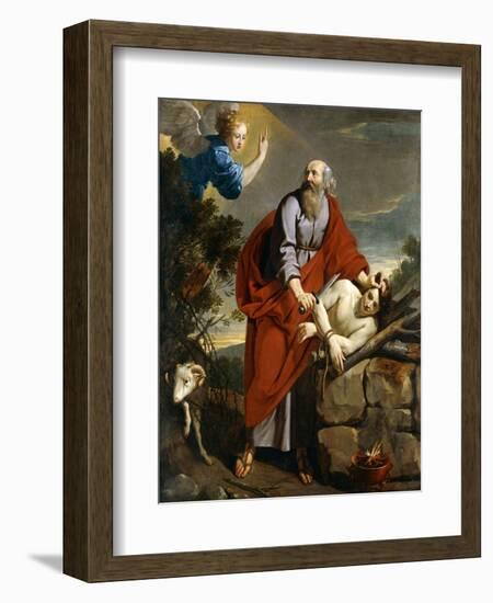 The Sacrifice of Isaac-Philippe De Champaigne-Framed Premium Giclee Print