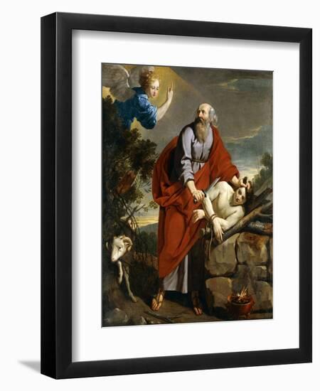 The Sacrifice of Isaac-Philippe De Champaigne-Framed Premium Giclee Print