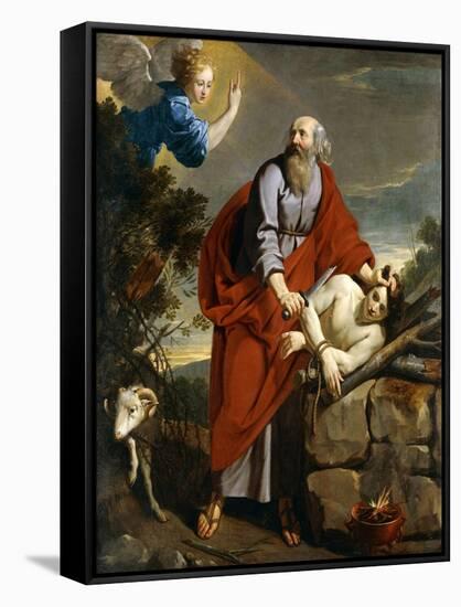 The Sacrifice of Isaac-Philippe De Champaigne-Framed Stretched Canvas